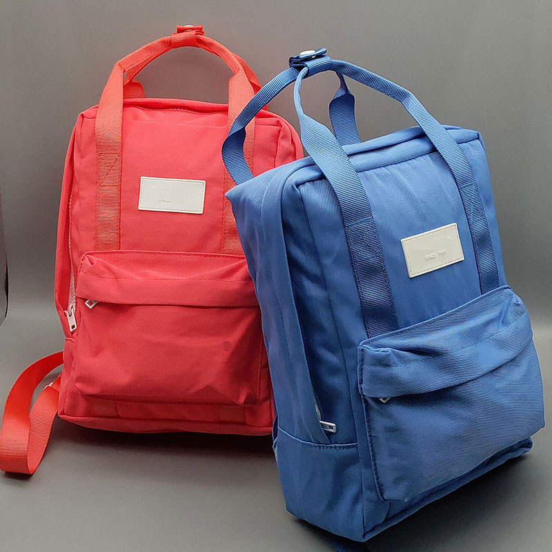 Zaino per borsa da scuola in nylon marea versione coreana neutra