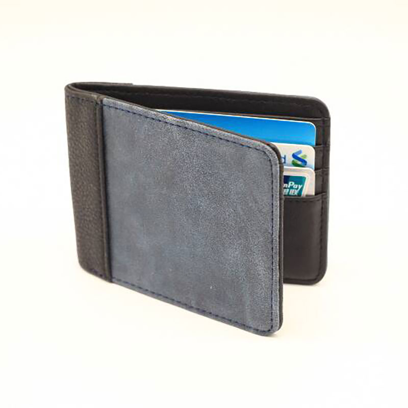 Portafogli bifold da uomo in stile seppia