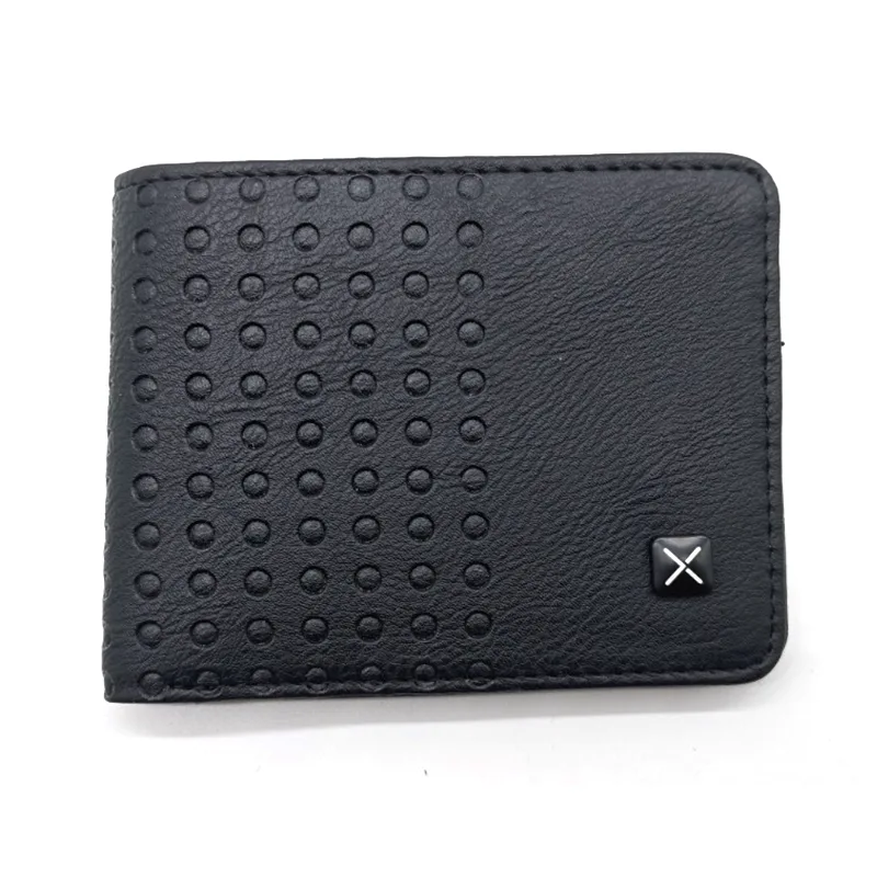 Pattern semplici portafogli bifold incisi per uomini